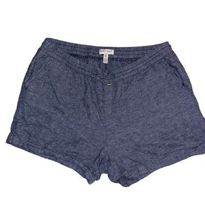 Ellen Tracy Women's Drawstring Blue Shorts